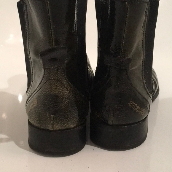 Just Cavalli mens 9 grey patent leather - Picture 5 of 6